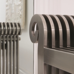 design heizkörper horizontal edelstahl wohnzimmer wohnraum heizung sanata