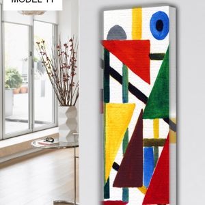 design heizkörper vertikal küche wohnzimmer wohnraum heizung abstrakt
