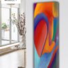 design heizkörper vertikal küche wohnzimmer wohnraum heizung abstrakt