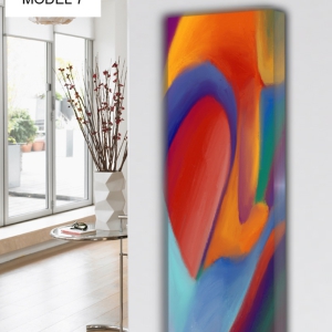 design heizkörper vertikal küche wohnzimmer wohnraum heizung abstrakt