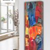design heizkörper vertikal küche wohnzimmer wohnraum heizung abstrakt