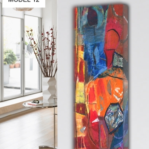 design heizkörper vertikal küche wohnzimmer wohnraum heizung abstrakt