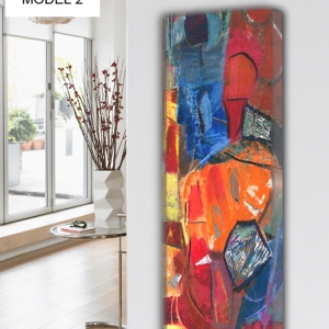 design heizkörper vertikal küche wohnzimmer wohnraum heizung abstrakt