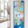 design heizkörper vertikal küche wohnzimmer wohnraum heizung abstrakt