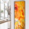 design heizkörper vertikal küche wohnzimmer wohnraum heizung abstrakt