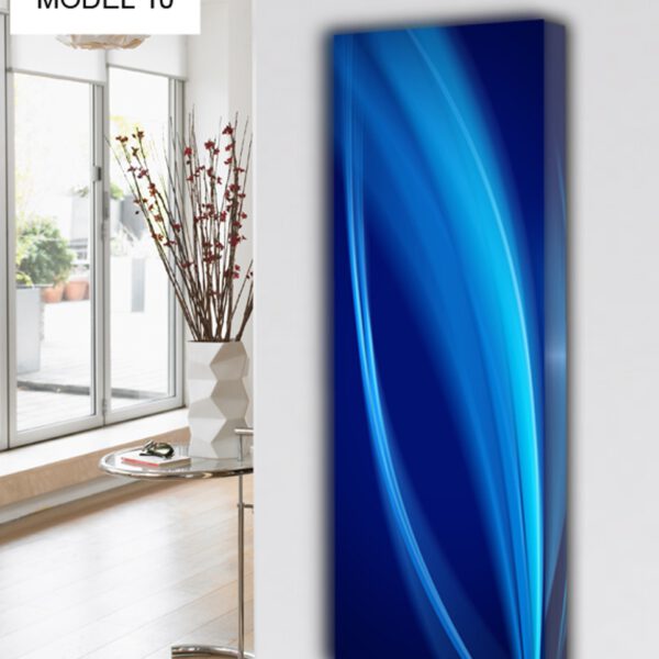 Vertikale Design Heizkörper Wohnzimmer