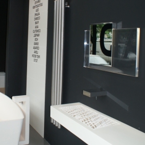 Edelstahl design heizkörper vertikal barok küche wohnzimmer wohnraum heizung