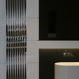 Edelstahl design heizkörper vertikal essa küche wohnzimmer wohnraum heizung