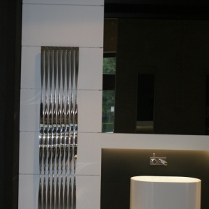 Edelstahl design heizkörper vertikal essa küche wohnzimmer wohnraum heizung