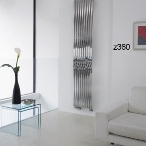 Edelstahl design heizkörper vertikal essa küche wohnzimmer wohnraum heizung
