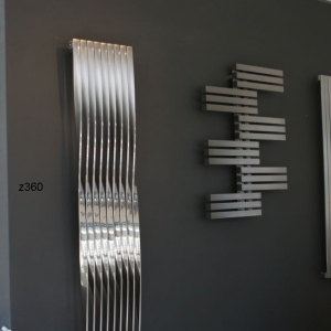 Edelstahl design heizkörper vertikal essa küche wohnzimmer wohnraum heizung