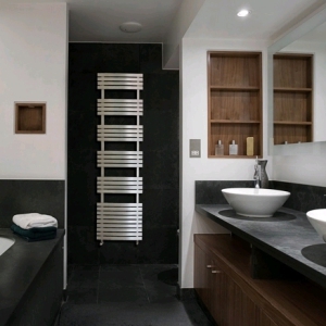 Edelstahl badezimmer design heizkörper esta bad heizung