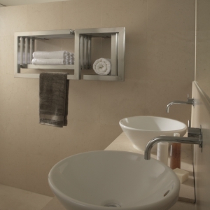 Edelstahl badezimmer design heizkörper Donna