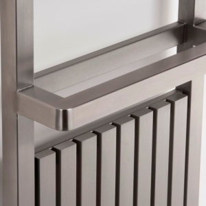 Edelstahl badezimmer design heizkörper Hercules