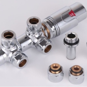 thermostatischer ventilset chrom