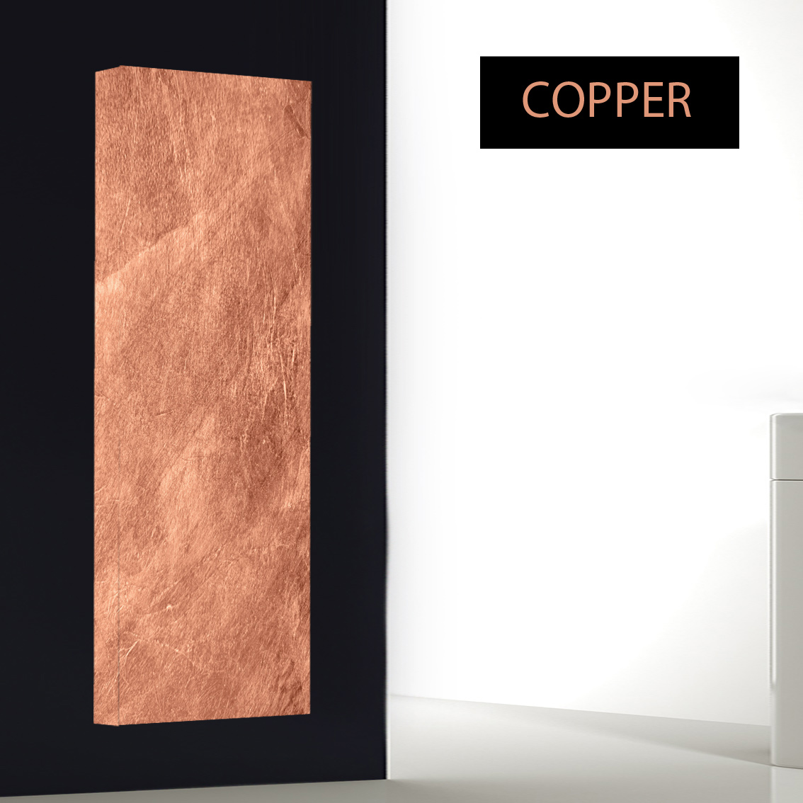 Copper Design Heizkörper Wohnzimmer, Wohnraum Schönste Design Heizkörper für Bad, Wohnzimmer und Küche.